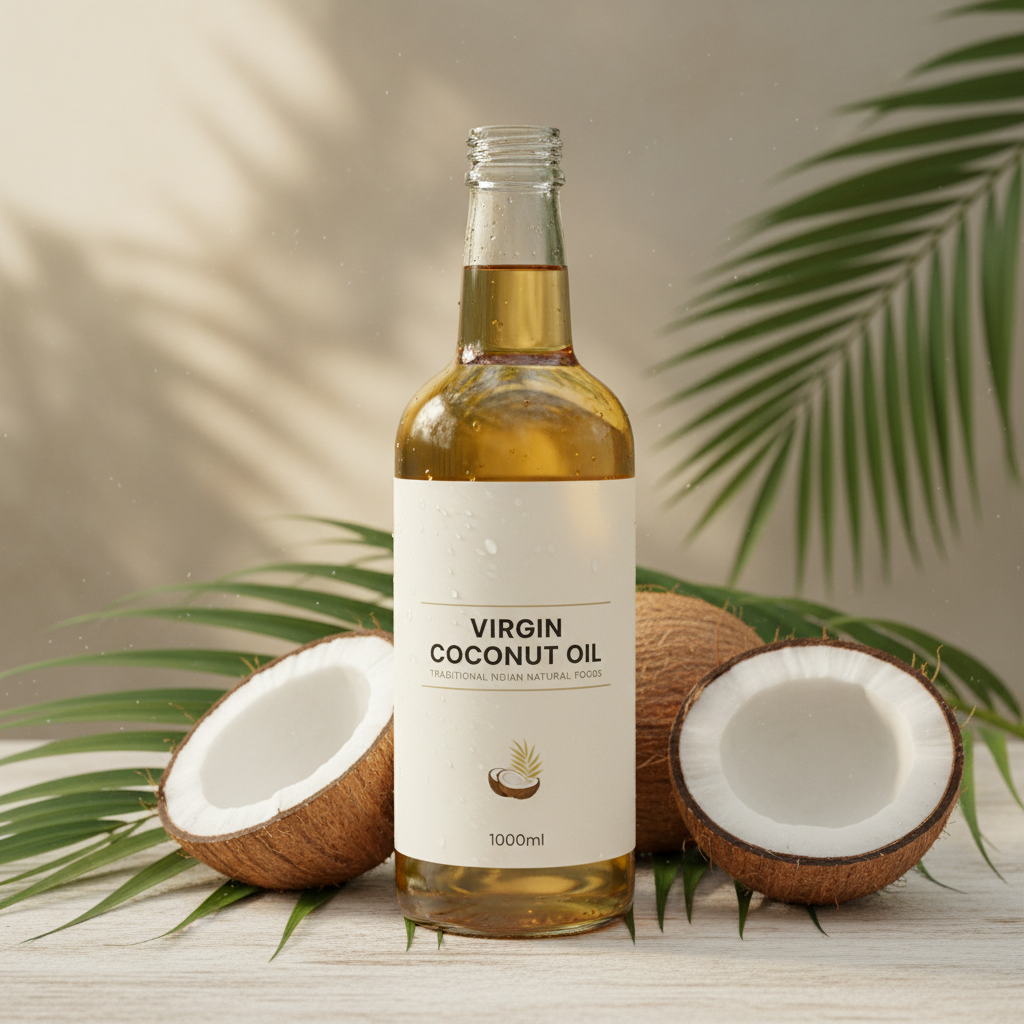 Virgin Coconut Oil Ad Visual